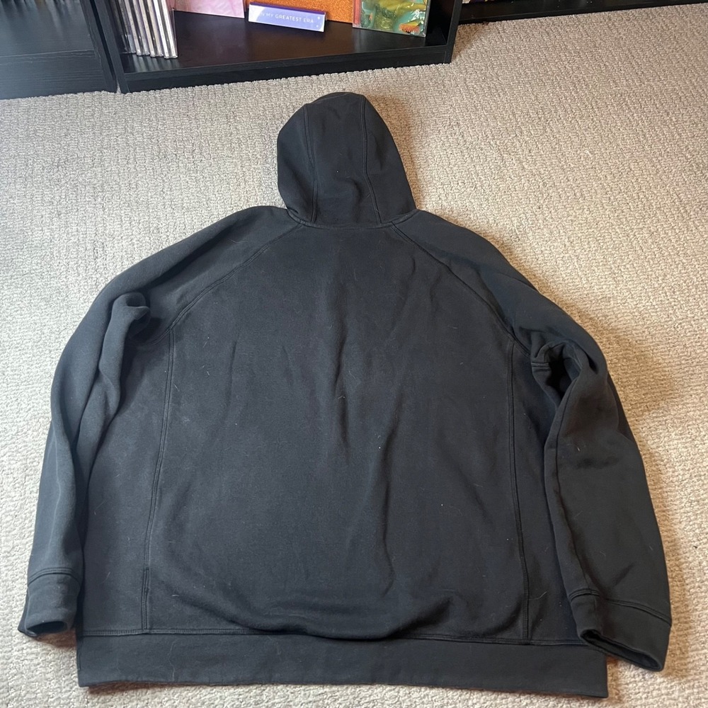 Adidas Black and Red Long Sleeve Pullover Hoodie ADULT XL - Picture 2 of 4